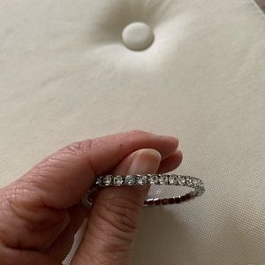 Touchstone Crystal by Swarovski April Stretch Birthstone Bracelet